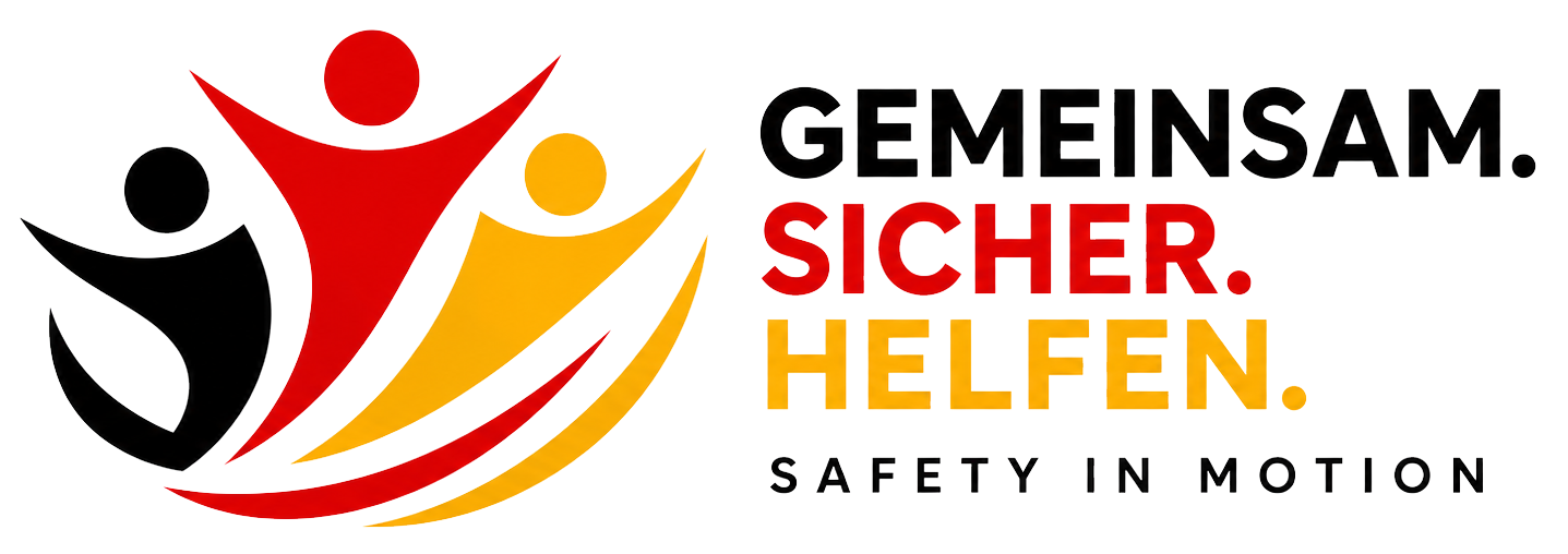 Gemeinsam. Sicher. Helfen. Safety in Motion